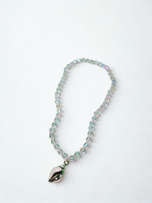 Collier coquillage en perles et résine