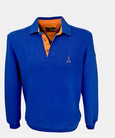 Astra - Pull polo homme bleu royal