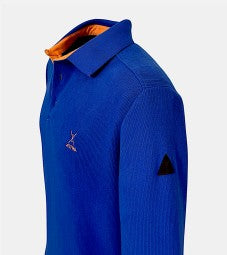 Astra - Pull polo homme bleu royal