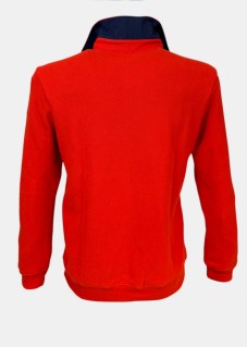 Astra - Pull polo homme rouge