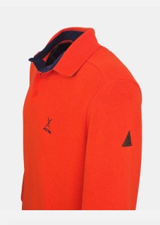 Astra - Pull polo homme rouge
