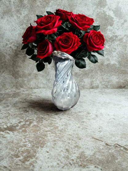 Vase en résine nacrée